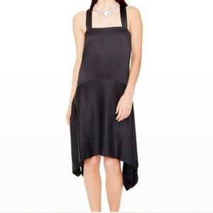 Club Monaco Asymmetrical Black Dress